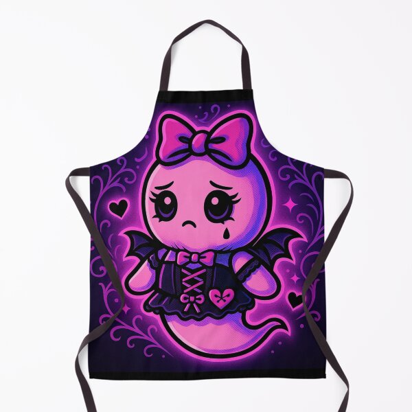 Item preview, Creepy Cute Pink Goth Ghost – Pastel Gothic Kawaii Spooky Sticker designed and sold by JacobKAurumhead.