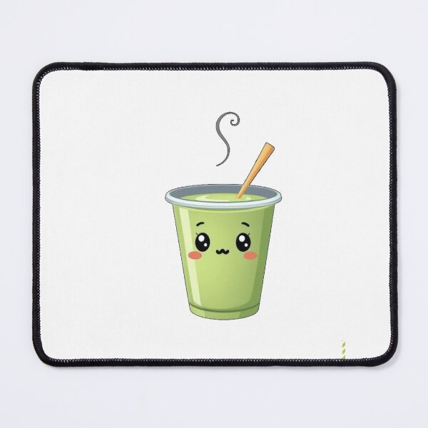 Item preview, Cute Green Smoothie Cup Art designed and sold by Pretty Art & Designs <3.