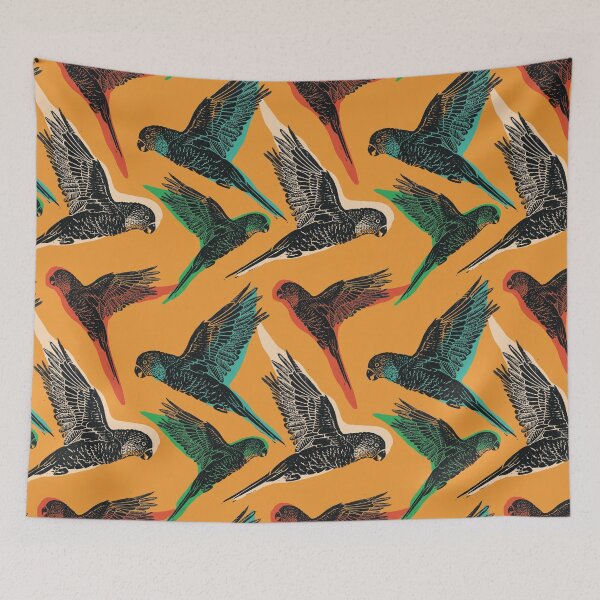 Item preview, Rainbow lorikeets designed and sold by Moss & Ember Studio.