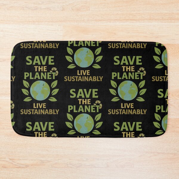 Item preview, Save the Planet | Live Sustainably Earth & Nature designed and sold by NaphDesigns.