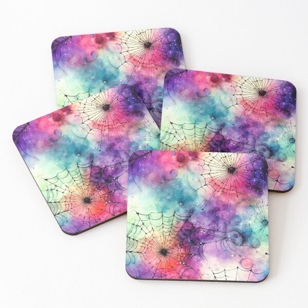 Item preview, Halloween Cobweb Designs On Colorful Alcohol Ink Background  designed and sold by DEC02.