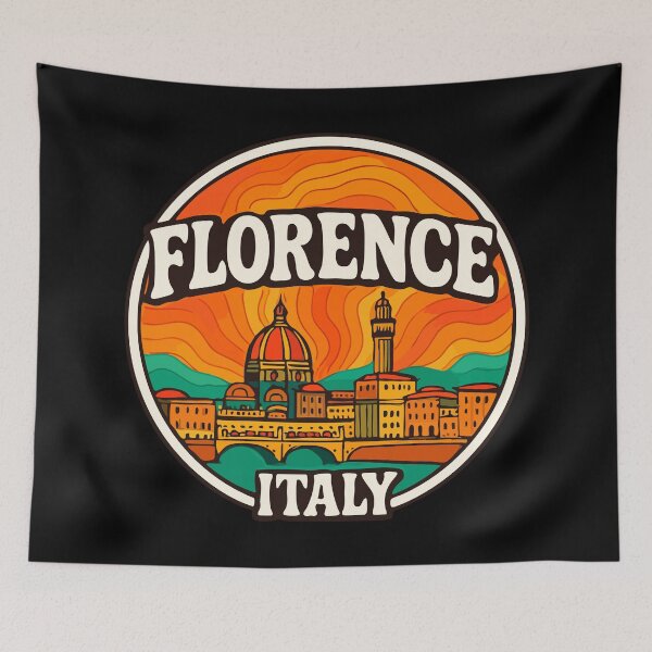 Item preview, Florence Italy Skyline Travel designed and sold by TomFrontierArt.