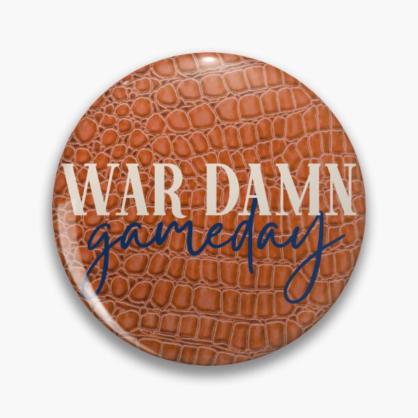 Item preview, WAR DAMN GAMEDAY ORANGE designed and sold by brookefountainn.