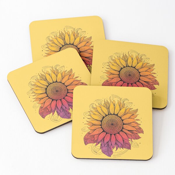 Item preview, Boho Sunflower Art designed and sold by VibrArtco.
