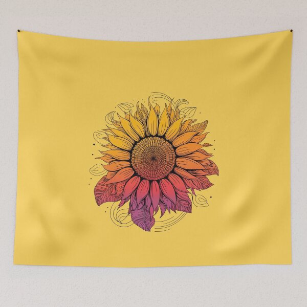 Item preview, Boho Sunflower Art designed and sold by VibrArtco.