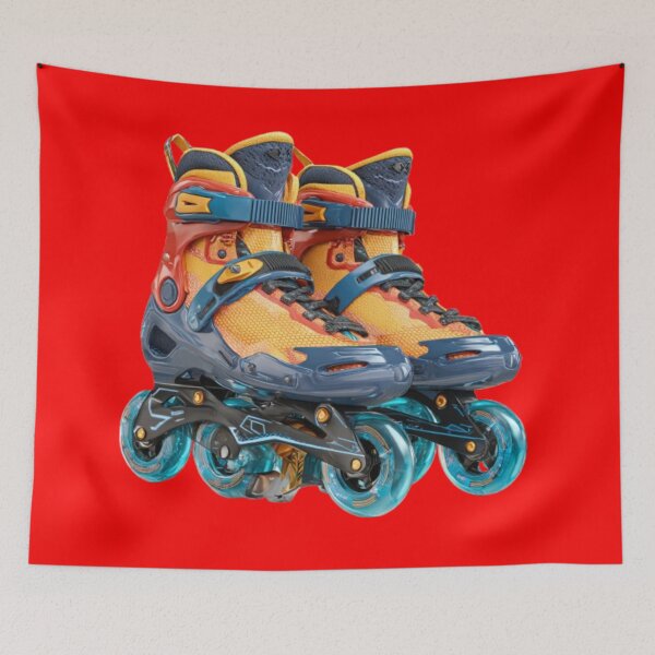 Item preview, Colorful Roller Skates – Urban Street Style designed and sold by AlexLineArt.
