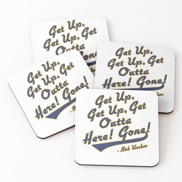 Item preview, Bob Uecker - Get Up! Get Up! Get Outta Here! Gone! designed and sold by Wilestugglehlda.