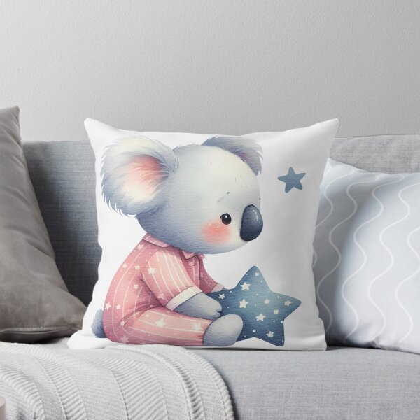 Item preview, Lindo koala pequeño en pijama rosa, con sueño, pequeño koala kawaii designed and sold by katerynaS99.