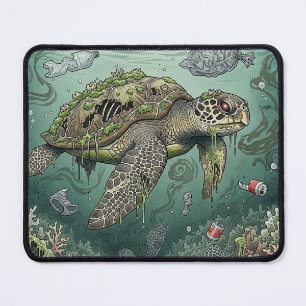 Item preview, Zombie Sea Turtle Halloween designed and sold by kiradreamshop.
