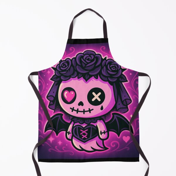 Item preview, Creepy Cute Pink Goth Skeleton Bride – Pastel Gothic Kawaii Skull Sticker designed and sold by JacobKAurumhead.
