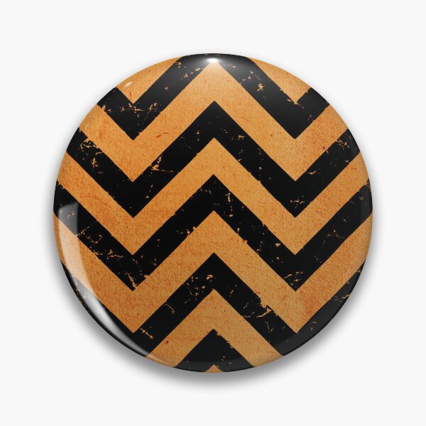 Item preview, Halloween pattern used look retro pattern zigzag orange designed and sold by Luzi Illustrella.