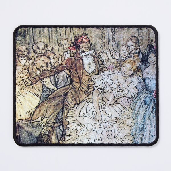 Item preview, A Christmas Carol - Party games at Scrooges Nephews house - Arthur Rackham designed and sold by forgottenbeauty.