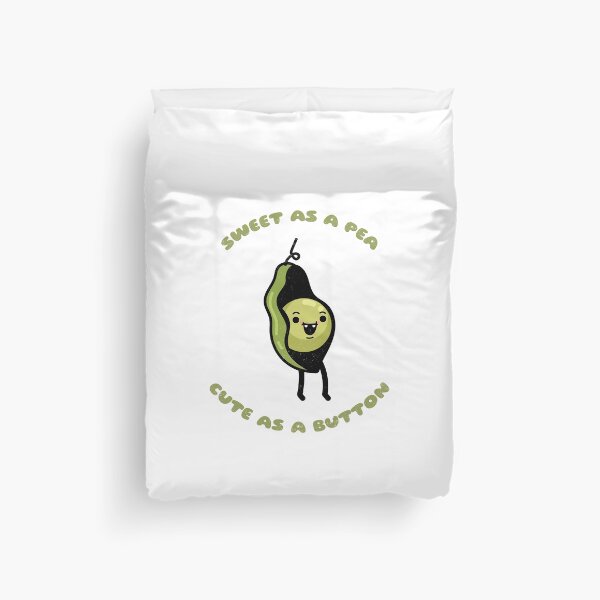 Item preview, SWEET AS A PEA” and “CUTE AS A BUTTON T-SHIRT designed and sold by TheWORDZ.