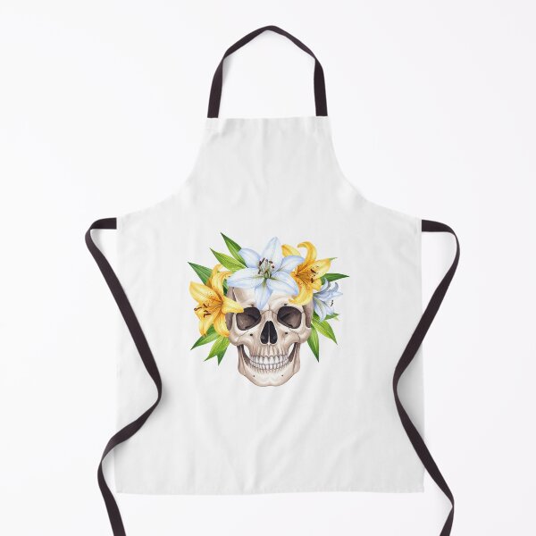 Item preview, SKULL WITH CROWN OF LILYS designed and sold by cubiask.