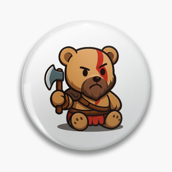 Item preview, Kratos teddy bear designed and sold by CheckpointShop.