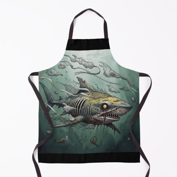 Item preview, Zombie Shark Halloween designed and sold by kiradreamshop.