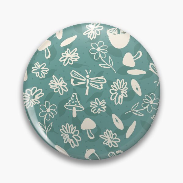 Artikelvorschau, Handskizziertes Muster mit kleinen Naturelementen entworfen und verkauft von Farissa Designs.