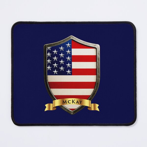 Item preview, McKay Family USA Shield, Stars & Stripes Heritage Crest designed and sold by Highlandkings.