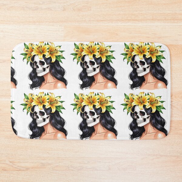 Item preview, SKULL WITH CROWN OF LILYS designed and sold by cubiask.