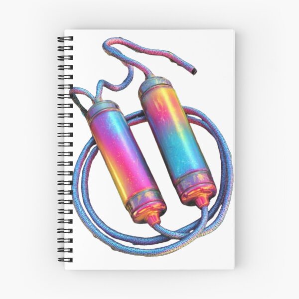 Item preview, Neon Jump Rope – Colorful Fitness Design designed and sold by AlexLineArt.