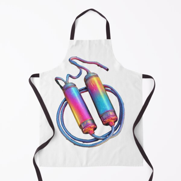 Item preview, Neon Jump Rope – Colorful Fitness Design designed and sold by AlexLineArt.