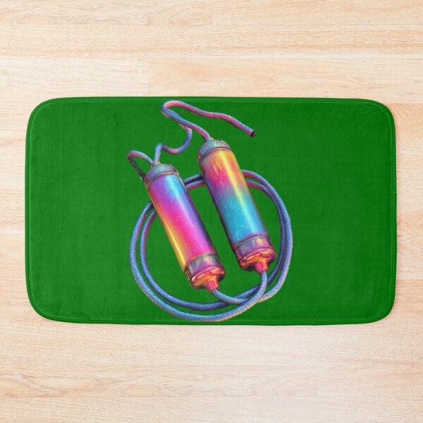 Item preview, Neon Jump Rope – Colorful Fitness Design designed and sold by AlexLineArt.