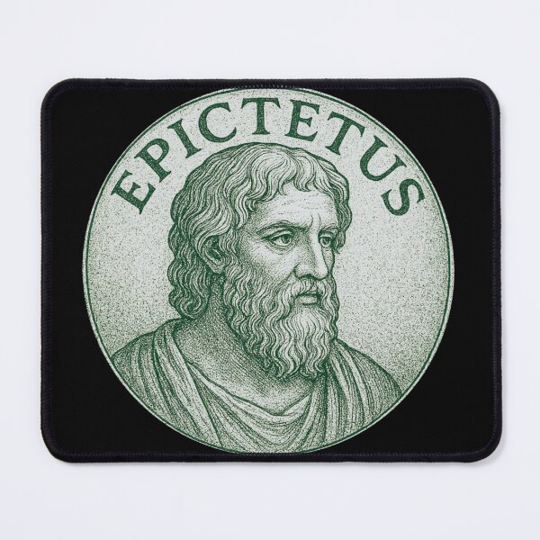 Item preview, Epictetus (Green), Greek Born Slave to Stoic Philosopher designed and sold by BeesArtTees.