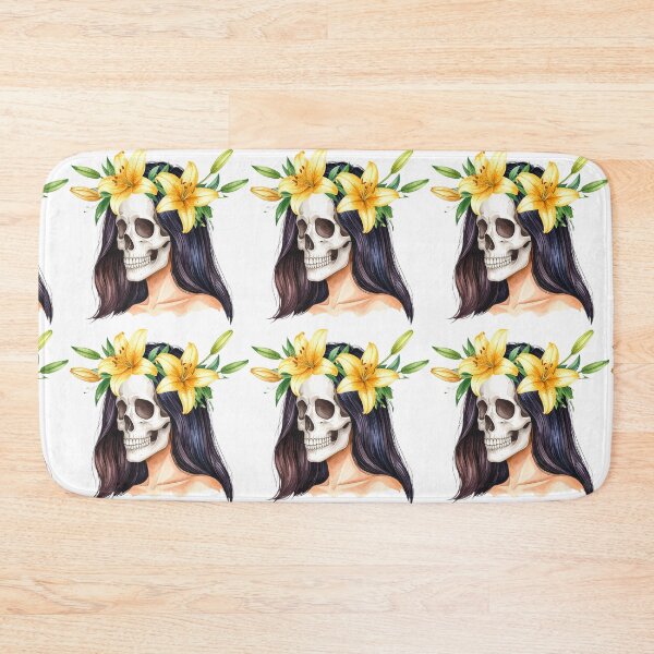 Item preview, SKULL WITH CROWN OF LILYS designed and sold by cubiask.