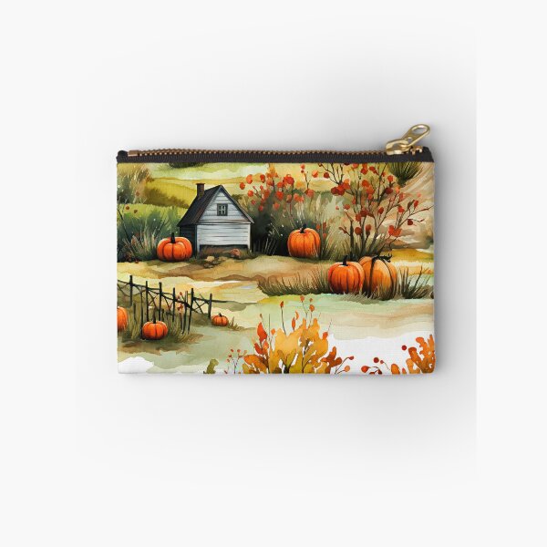 Item preview, Autumn Halloween Farm Scene Elegant Landscape Art  designed and sold by DEC02.
