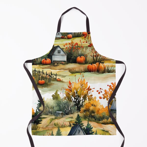 Item preview, Autumn Halloween Farm Scene Elegant Landscape Art designed and sold by DEC02.