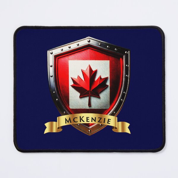 Item preview, McKenzie Family Canada Shield, Maple Leaf Heraldry Crest designed and sold by Highlandkings.