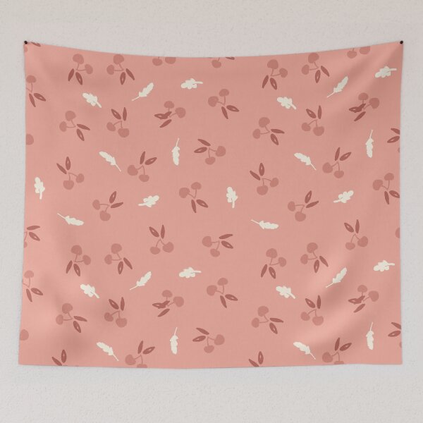 Item preview, Sweet Monochrome Cherries Pattern designed and sold by Farissa Designs.