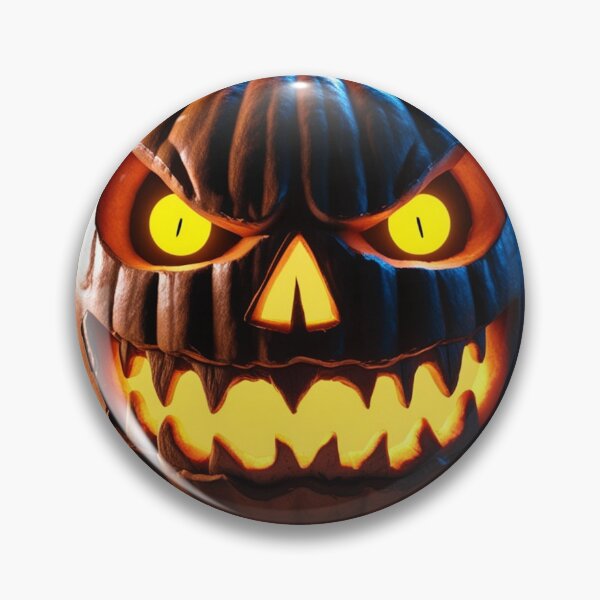 Item preview, Scary looking laughing pumpkin designed and sold by AJTees99.