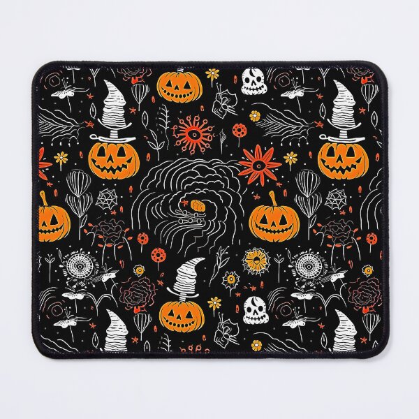 Item preview, Halloween Whimsical Jack-O-Lanterns And Ghosts Pattern designed and sold by DEC02.