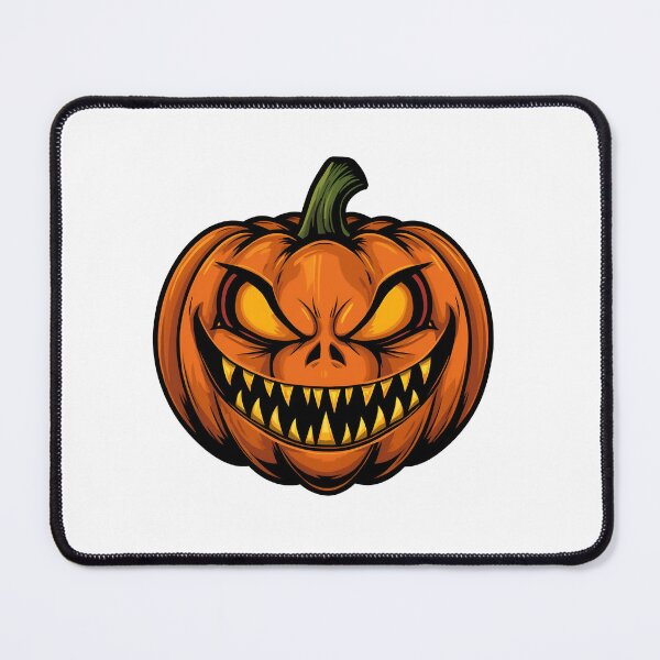 Item preview, Scary Evil Pumpkin Jack-O’-Lantern Halloween Sticker designed and sold by Barkybond.