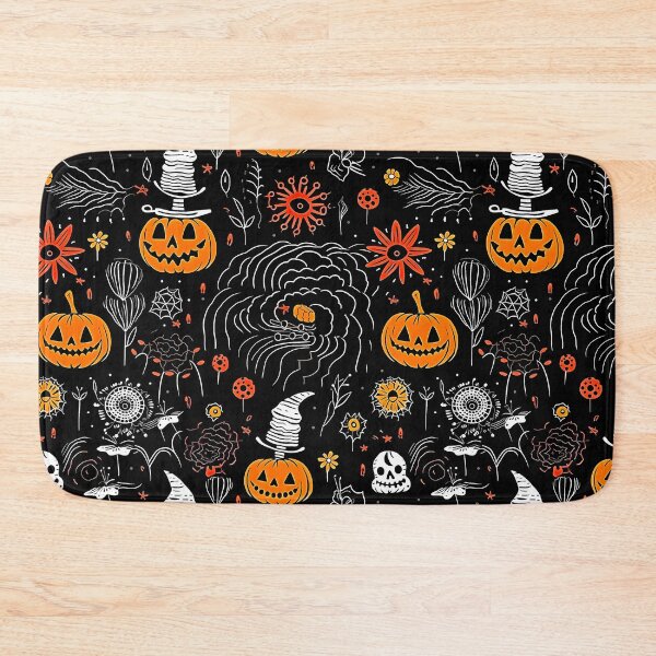 Item preview, Halloween Whimsical Jack-O-Lanterns And Ghosts Pattern designed and sold by DEC02.