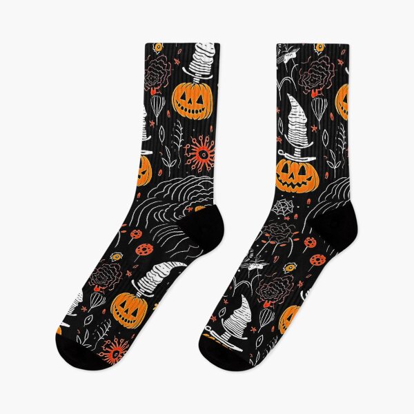Item preview, Halloween Whimsical Jack-O-Lanterns And Ghosts Pattern designed and sold by DEC02.