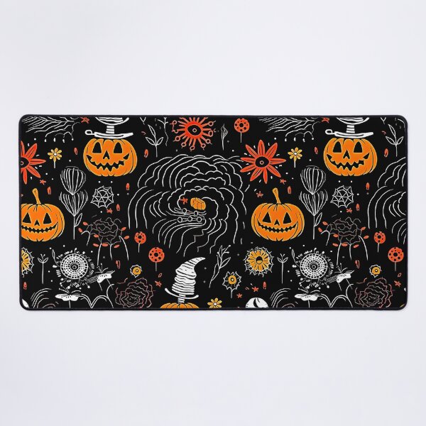 Item preview, Halloween Whimsical Jack-O-Lanterns And Ghosts Pattern designed and sold by DEC02.