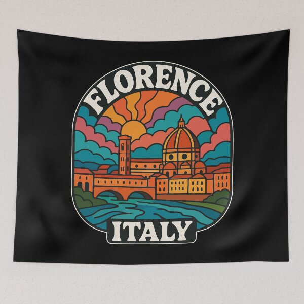 Item preview, Florence Skyline Travel designed and sold by TomFrontierArt.