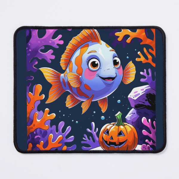 Item preview, Happy Fish with Jack-O’-Lantern designed and sold by DariaCraft.