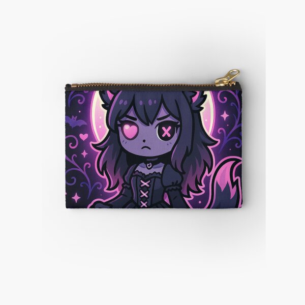 Item preview, Creepy Cute Pink Goth Werewolf Girl – Pastel Gothic Kawaii Sticker designed and sold by JacobKAurumhead.