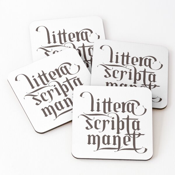 Item preview, Littera, Scripta, Manet - Burnt Umber Letters designed and sold by ChristinaSeas.