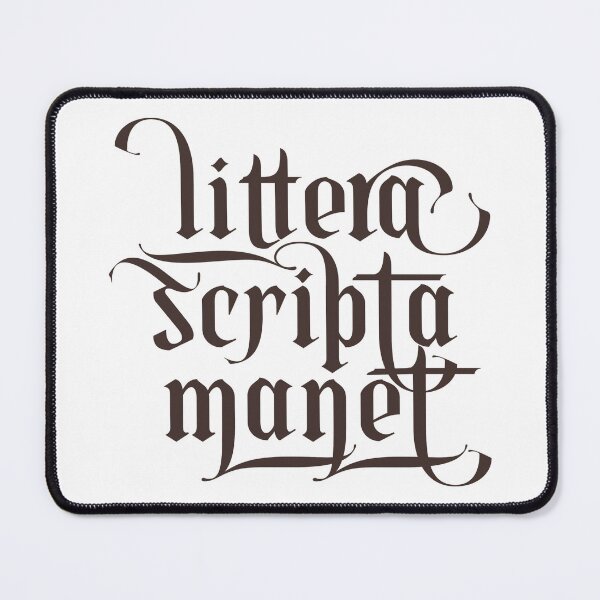 Item preview, Littera, Scripta, Manet - Burnt Umber Letters designed and sold by ChristinaSeas.