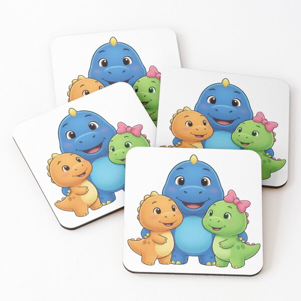 Item preview, Cute Baby Dinosaurs: Animated designed and sold by ZuriRetroPrints.