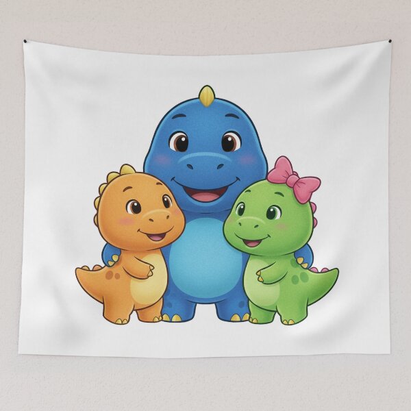 Item preview, Cute Baby Dinosaurs: Animated designed and sold by ZuriRetroPrints.