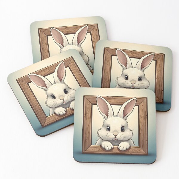 Item preview, Bunny in a frame designed and sold by PrintLabStudio.