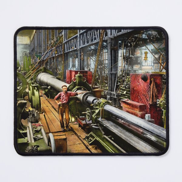 Item preview, Machinist - That is one big lathe 1918 designed and sold by Mike Savad Photography.