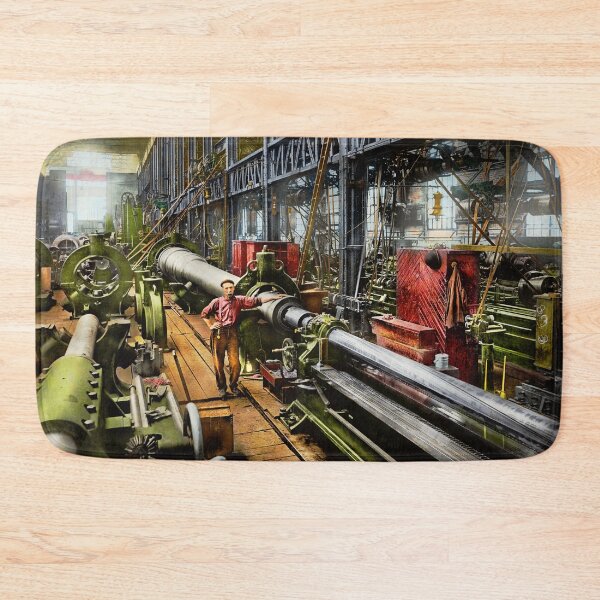 Item preview, Machinist - That is one big lathe 1918 designed and sold by Mike Savad Photography.