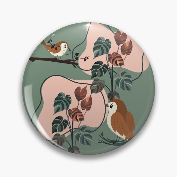Item preview, Pothos Birds Branches Nest Spring Love designed and sold by Ciervo Primavera.