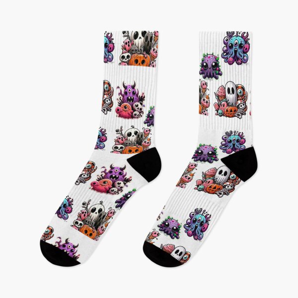 Item preview, Cute Halloween Monster Characters – Set of 5 designed and sold by effdesigns.